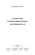 PDF Prince louis cardinal de rohan von Robbe Francois