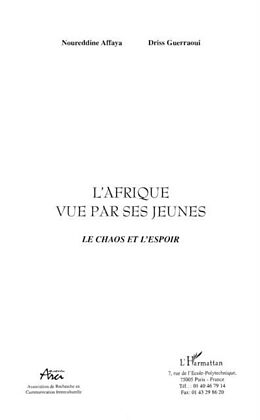 eBook (pdf) L'afrique vue par ses jeunes -le chaos de 