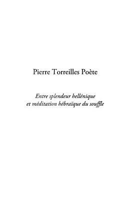 E-Book (pdf) Pierre Toreilles poete von Paule Plouvier