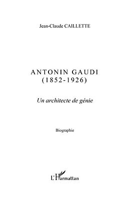 E-Book (pdf) Antonin GAUDI von Jean-Claude Caillette