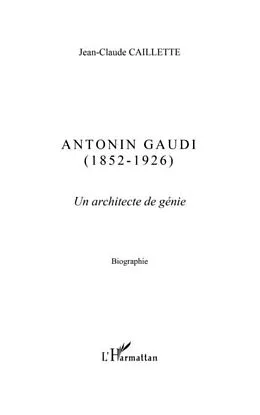 E-Book (pdf) Antonin GAUDI von Jean-Claude Caillette