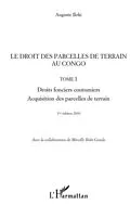 PDF Le droit des parcelles de terrain au congo (tome 1) - droits von Helene Join-Lambert Milova