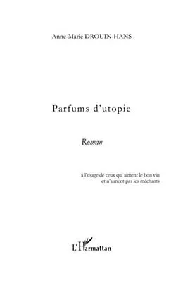 E-Book (pdf) Parfums d'utopie von Anne-Marie Drouin-Hans