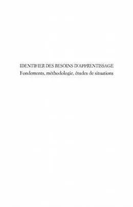 E-Book (pdf) Identifier des besoins d'apprentissage von Valerie Barry