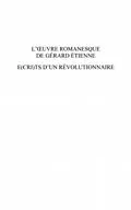 E-Book (pdf) L'oeuvre romanesque de Gerard Etienne von Redouane