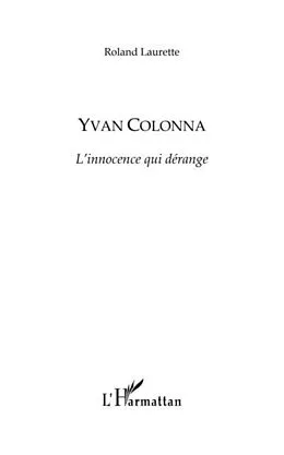 E-Book (pdf) Yvan Colonna von Roland Laurette