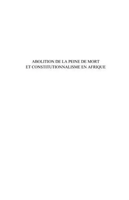 E-Book (pdf) Abolition de la peine de mort et constitutionnalisme en afri von Andre Mbata Betukumesu Mangu