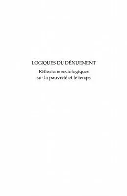E-Book (pdf) Logiques du denuement von Christian Guinchard