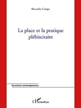 E-Book (pdf) Place et la pratique plebiscitaire La von Riccardo Campa