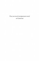 E-Book (pdf) Pour un nouvel enseignement moral au Cameroun von Alain Desire Taino Kari