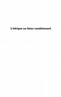 E-Book (pdf) L'afrique au futur conditionnel von Mathurin C. Houngnikpo