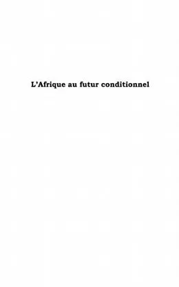 E-Book (pdf) L'afrique au futur conditionnel von Mathurin C. Houngnikpo