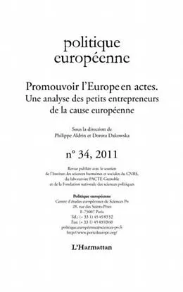 PDF Promouvoir l'europe en actes -une analy von Dorota Dakowoska