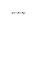 E-Book (pdf) Le voleur transfigure von Bernard Martin-Fargier