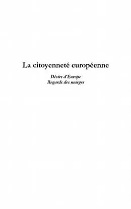 E-Book (pdf) La citoyennete europeenne von Christine Delory-Momberger