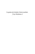 E-Book (pdf) La genEse de la bombe A fission nucleaire - le projet manhat von Julien Pinol