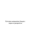 E-Book (pdf) Ecrivains communistes francais- enjeux von Christian Pe Guillaume Bridet