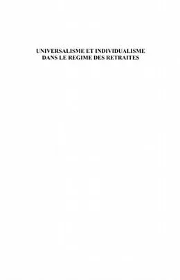 E-Book (pdf) Universalisme et individualisme dans le regime des retraites von Pablo Andres Arellano Ortiz