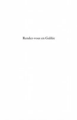 PDF Rendez-vous en Galilee von Gaston Pineau