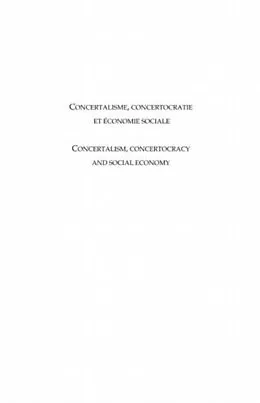E-Book (pdf) Concertalisme, concertocratie et economie sociale. la concer von Emmanuel Kamdem