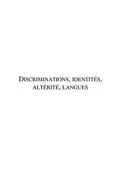 E-Book (pdf) Discriminations, identites, alterite, la von Nicolas Combes Thierry Bulot