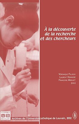 eBook (pdf) A la découverte de la recherche et des chercheurs de Honnore, Mirguet, Fillieux