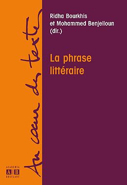 eBook (pdf) LA PHRASE LITTERAIRE de Bourkhis, Benjelloun