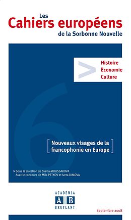 eBook (pdf) NOUVEAUX VISAGES DE LA FRANCOPHONIE EN EUROPE de Moussakova, Sv., Petkov