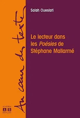 E-Book (pdf) LE LECTEUR DANS LES POESIES DE STEPHANE MALLARME von Oueslati