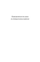 E-Book (pdf) Energies renouvelables en Afrique subsaharienne von Daniel Egbe