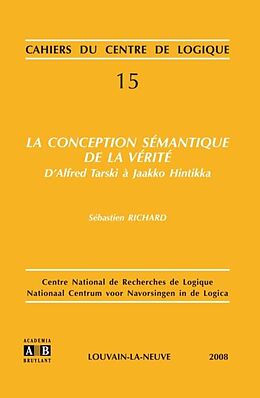 eBook (pdf) LA CONCEPTION SEMANTIQUE DE LAVERITE de 
