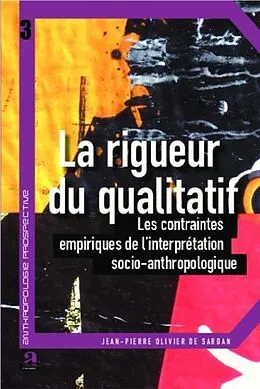 PDF LA RIGUEUR DU QUALITATIF von Jean-Pierre Olivier de Sardan