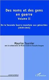 E-Book (pdf) Des noms et des gens en guerre von Maurice Tournier