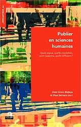 eBook (pdf) Publier en sciences humaines de Servais, Dufays