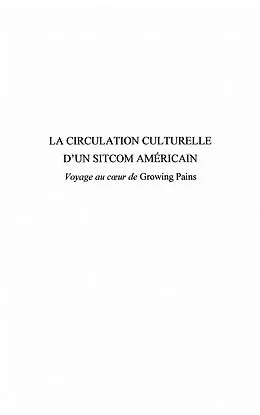 E-Book (epub) Circulation culturelle d'un sitcom ameri von Sklower Jedediah Sklower Jedediah