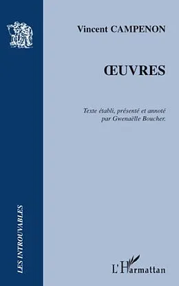 E-Book (epub) Oeuvres von Vincent Campenon Vincent Campenon