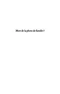 E-Book (epub) Mort de la photo de famille ? von Irene Jonas