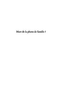 E-Book (epub) Mort de la photo de famille ? von Irene Jonas