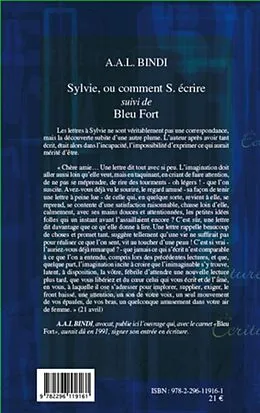 E-Book (epub) Sylvie, ou comment s. ecrire - suivi de bleu fort von A. A. L. Bindi A. A. L. Bindi