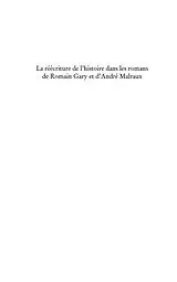 E-Book (epub) La reecriture de l'histoire - dans les romans de romain gary von Sylvie Marie Berthe Ondoa Ndo