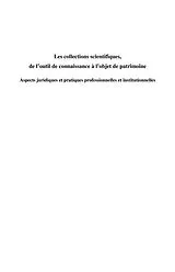 E-Book (epub) Les collections scientifiques, de l'outil de connaissance A von Patrice Joseph Wetjen