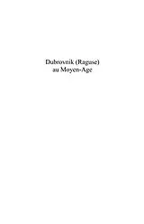 E-Book (epub) Dubrovnik (raguse) au moyen-age - espace de convergence, esp von Fronda