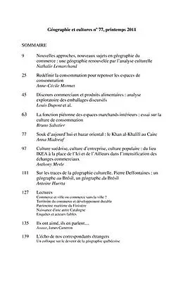 E-Book (epub) Commerce et culture, analyse geographique von Nathalie Lemarchand