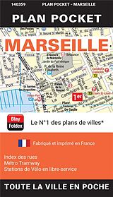 Carte (de géographie) Marseille : Plan Pocket (Edition 2023) de 