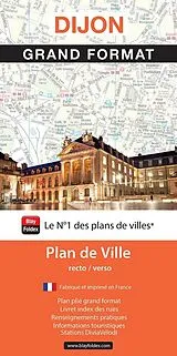 (Land)Karte Dijon : grand format, plan de ville 2025 von 