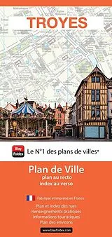 (Land)Karte Troyes : plan de ville recto/verso von 