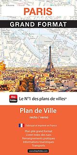 Carte (de géographie) Paris : Grand Format : Plan de Ville (Edition 2025) de 