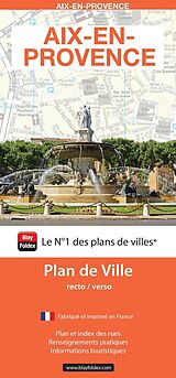 (Land)Karte Aix-En-Provence : plan de ville recto/verso von 