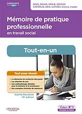 Broschiert Mémoire de pratique professionnelle en travail social : tout-en-un : DEES, DEASS, DEEJE, DECESF, Caferuis, DEIS, Cafd... von Kevassay
