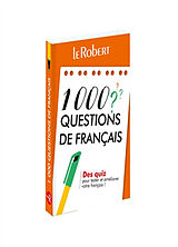 Broché 1.000 questions de français : des quiz pour tester et améliorer votre français ! de 